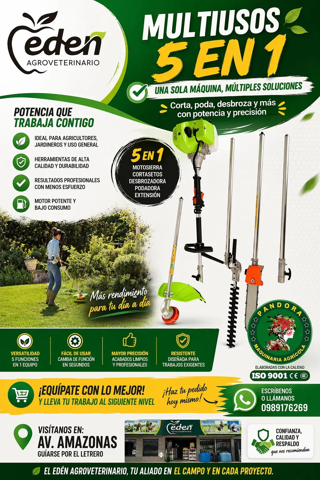 Catálogo Agro Edén-Corp. SAS N.° 1: productos de balanceados y agroinsumos, Lago Agrio