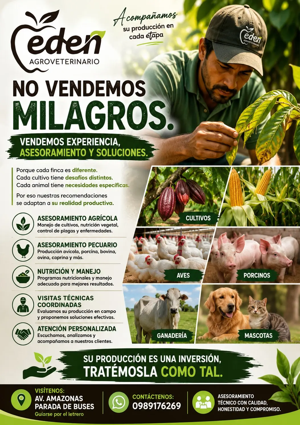 Catálogo Agro Edén-Corp. SAS N.° 14: productos de balanceados y agroinsumos, Lago Agrio