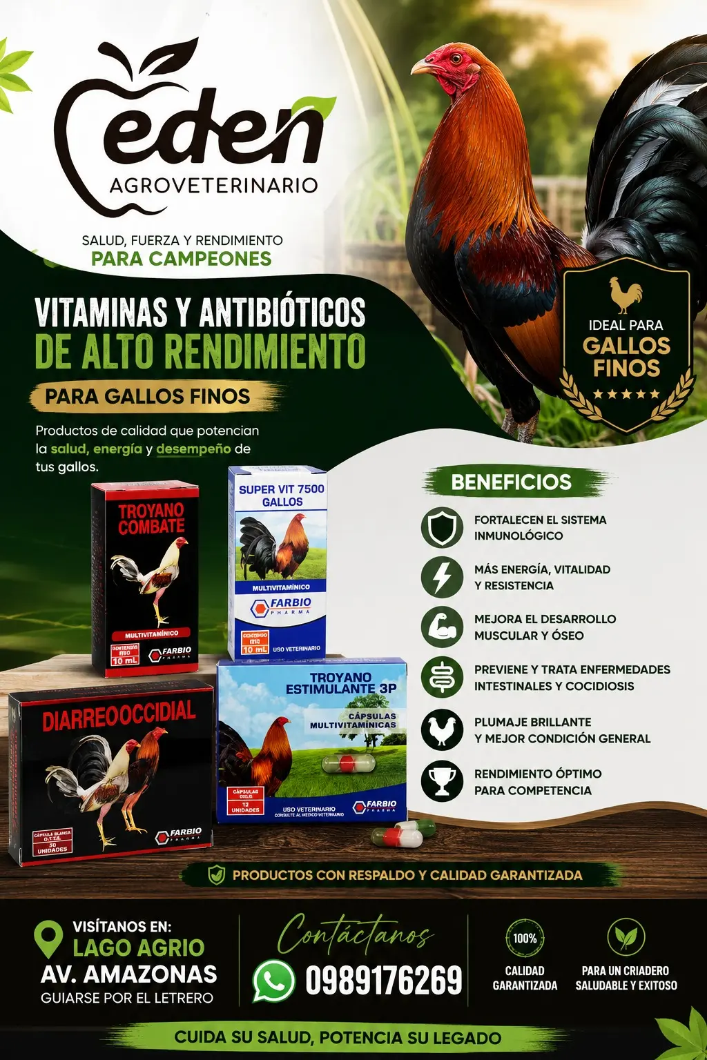 Catálogo Agro Edén-Corp. SAS N.° 2: productos de balanceados y agroinsumos, Lago Agrio