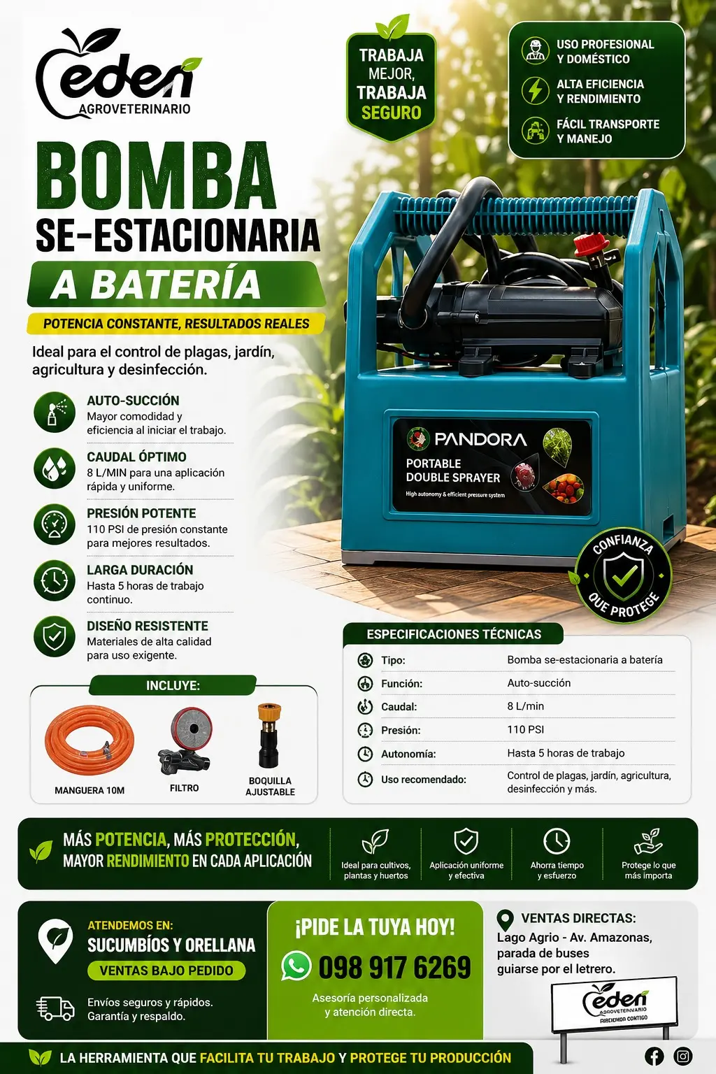 Catálogo Agro Edén-Corp. SAS N.° 4: productos de balanceados y agroinsumos, Lago Agrio