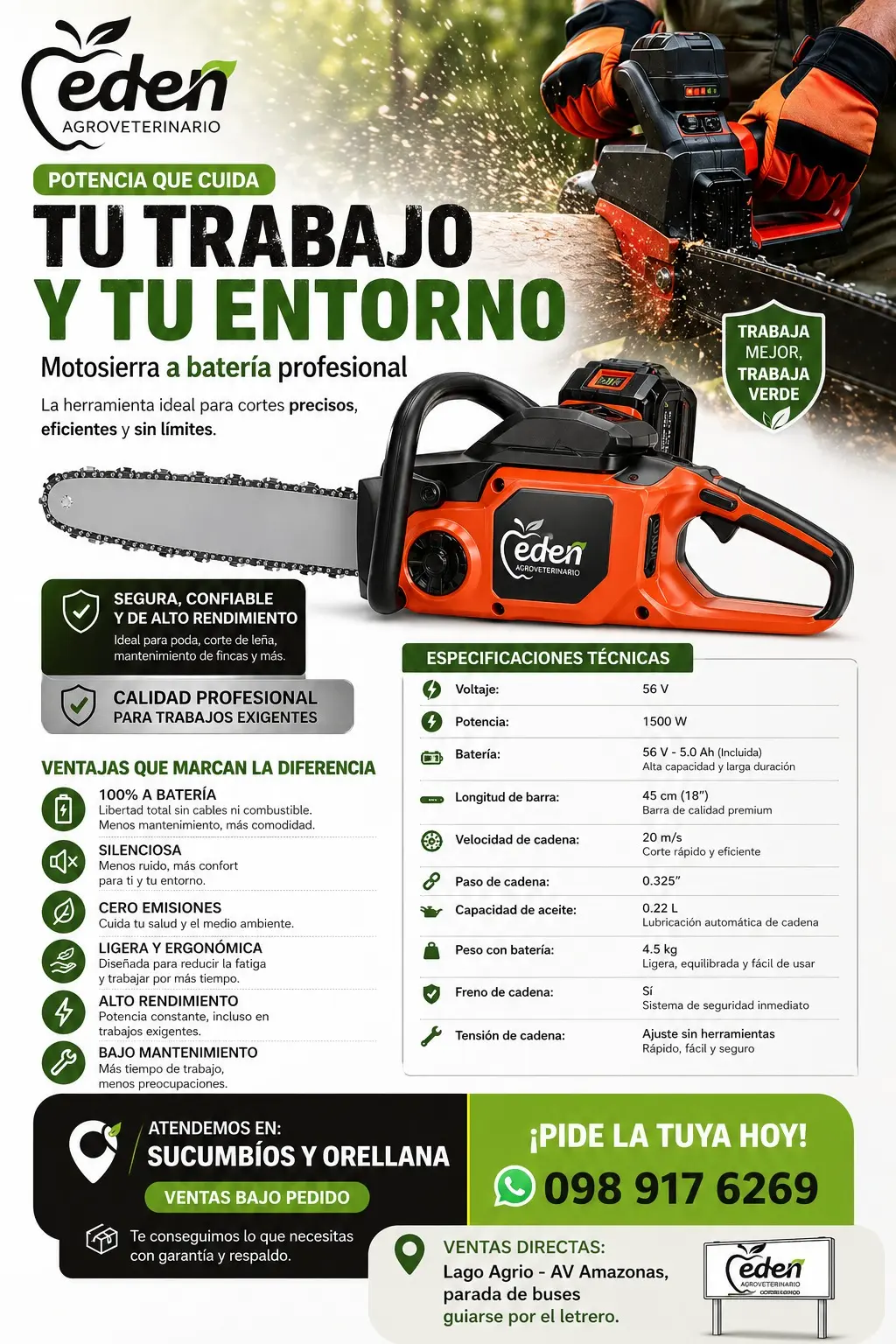 Catálogo Agro Edén-Corp. SAS N.° 9: productos de balanceados y agroinsumos, Lago Agrio